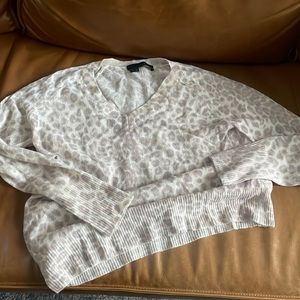 360 Cashmere Leopard Sweater! Size XS!
